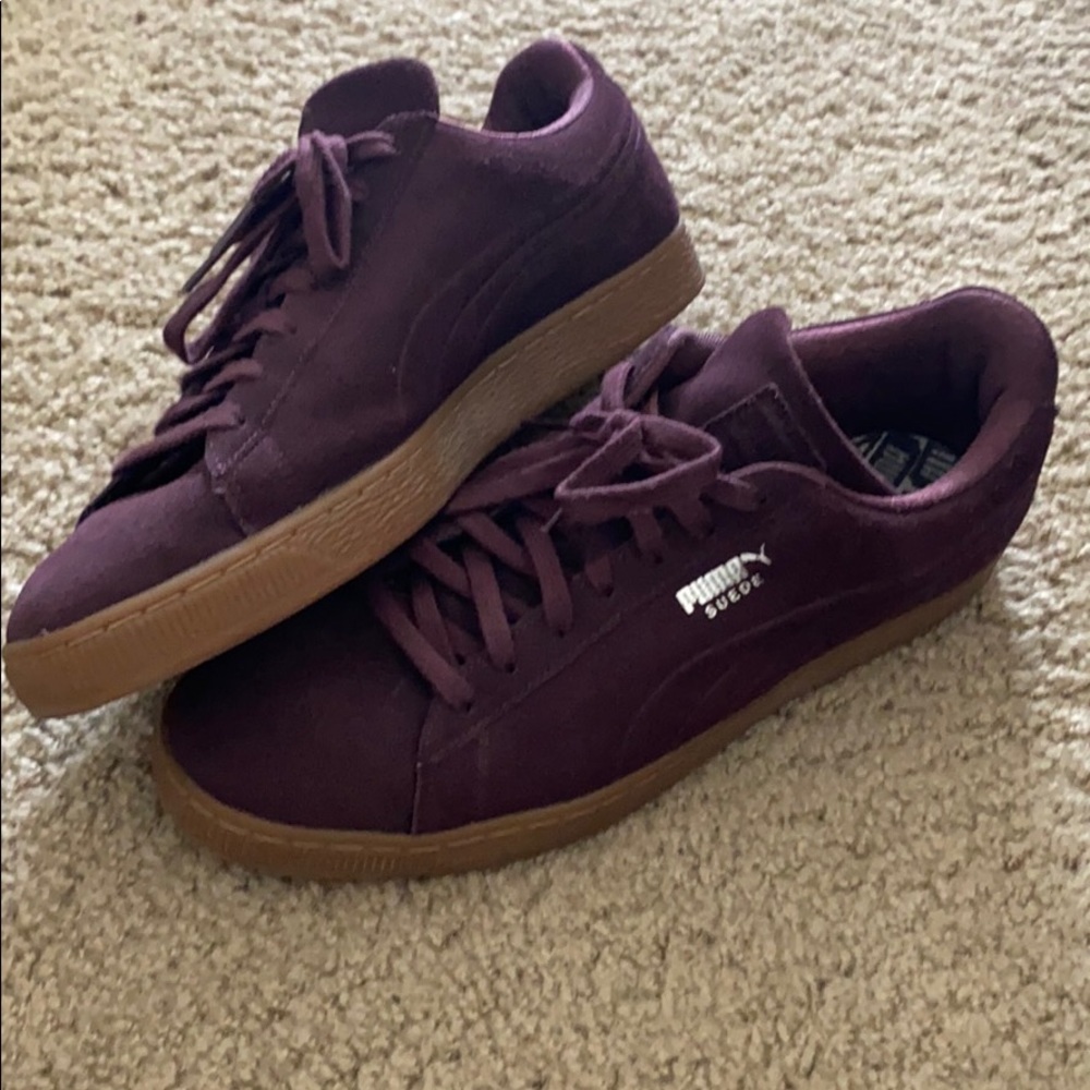 Puma Suede Classic Burgundy w/ Gum bottom
